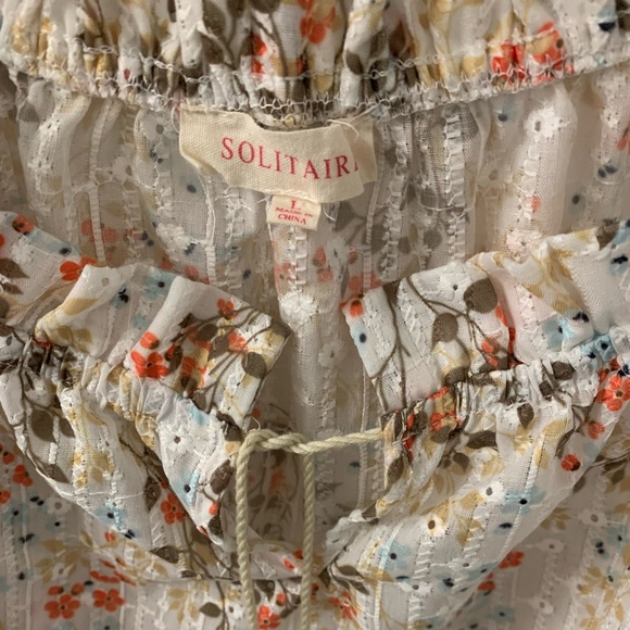 Anthropologie Solitaire Boho Top SZ Large - Picture 2 of 6
